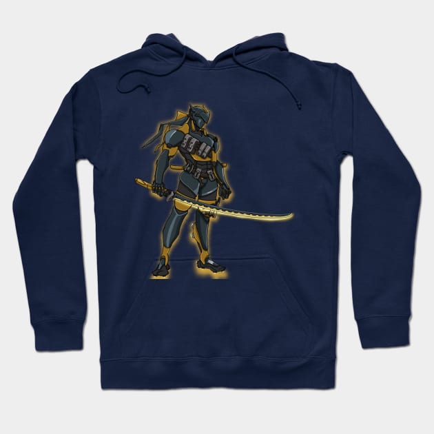 Genji x Death Stroke new Overwatch x DC Comics Series Hoodie by freezethecomedian